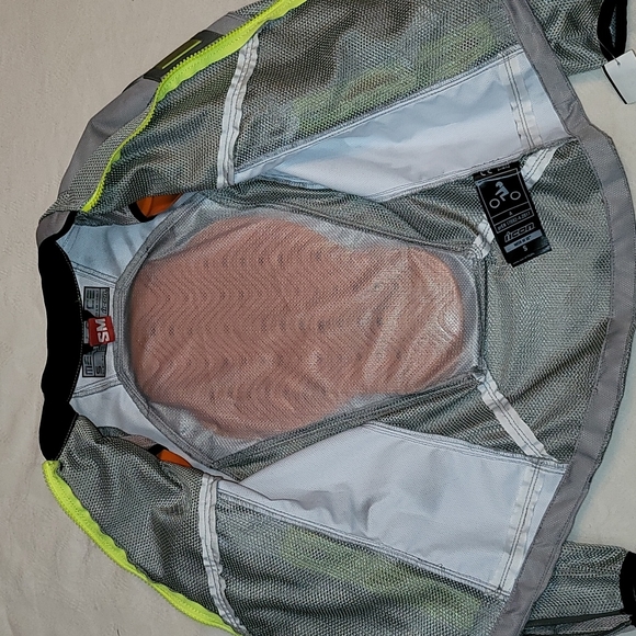 ICON Motorcycle jacket mesh reflectors lightweight detachable protectors - Picture 7 of 13
